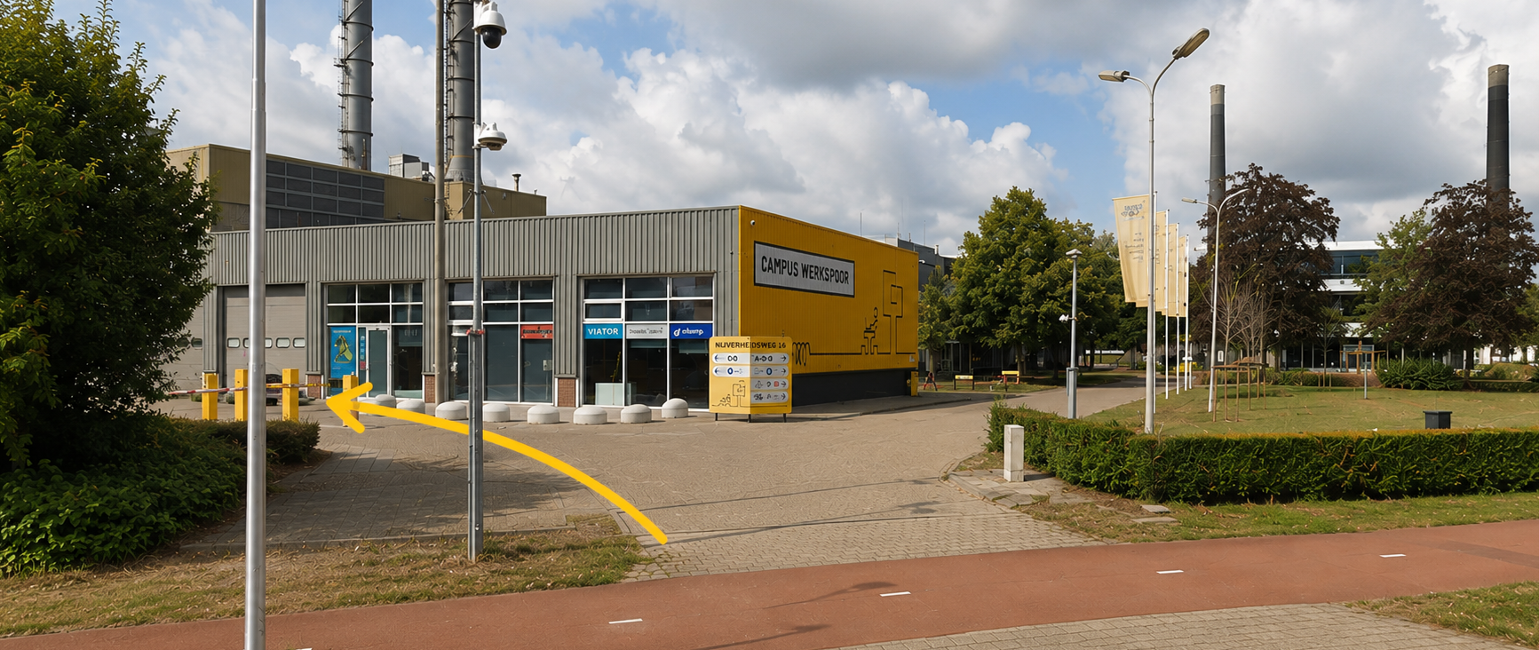 Zo vind je de ingang in Utrecht ↓